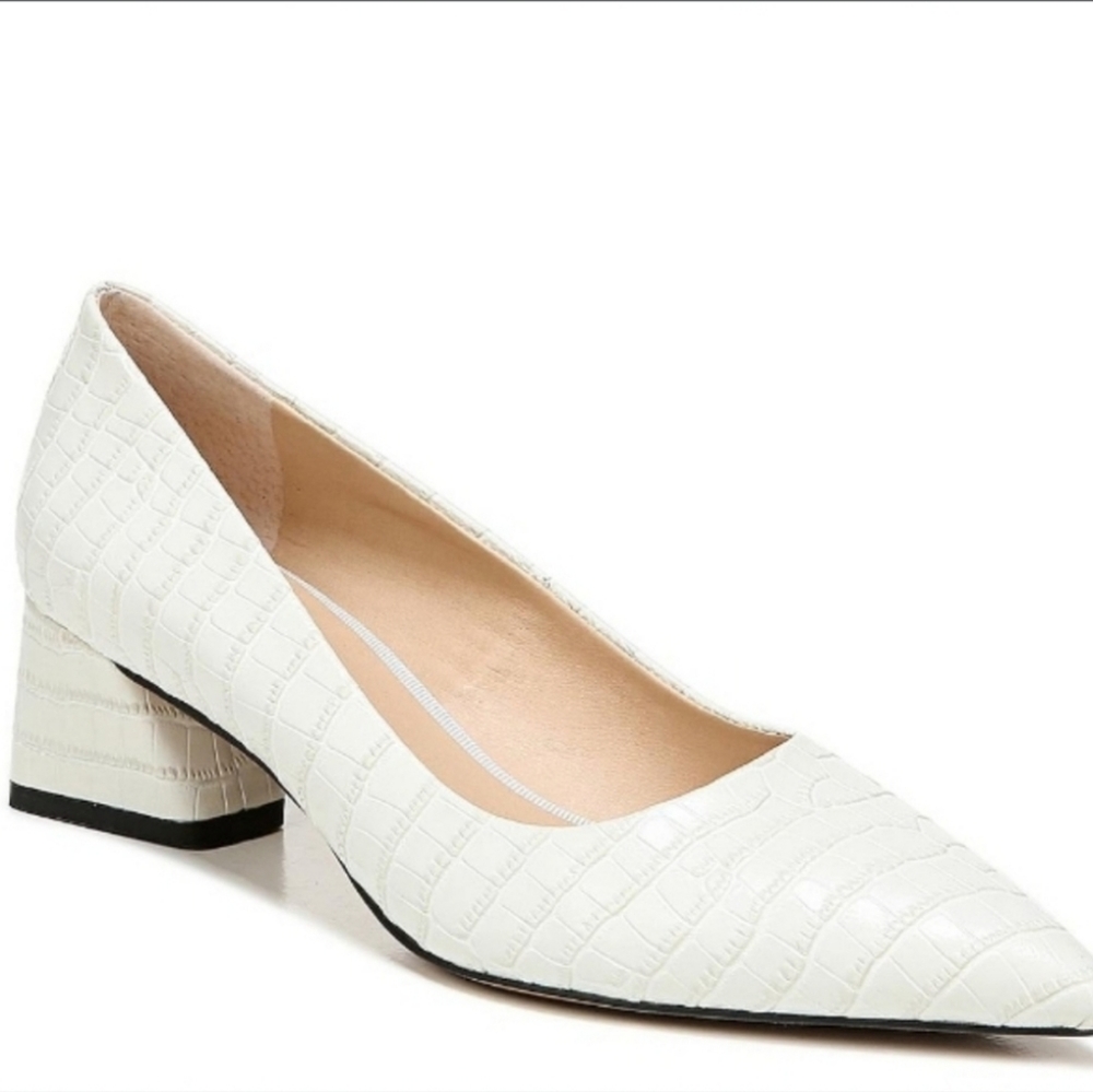 White Franco Sarto Romi Pumps